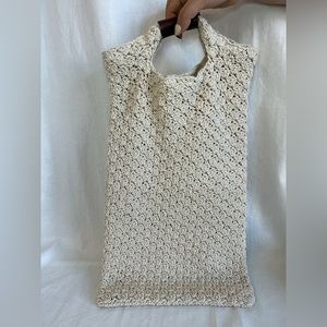 Handmade cute bag. Knitwear.